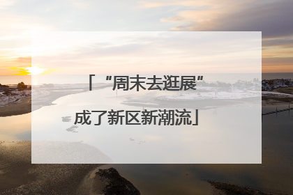 “周末去逛展”成了新区新潮流