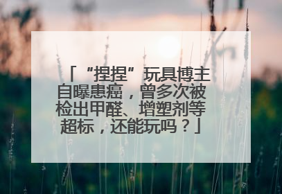“捏捏”玩具博主自曝患癌，曾多次被检出甲醛、增塑剂等超标，还能玩吗？