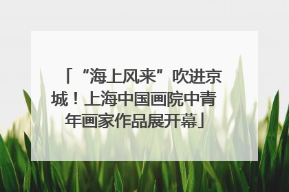 “海上风来”吹进京城！上海中国画院中青年画家作品展开幕