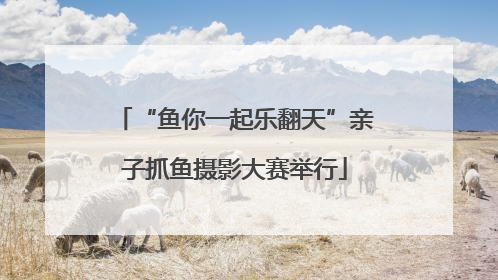 “鱼你一起乐翻天”亲子抓鱼摄影大赛举行