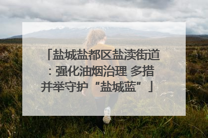 盐城盐都区盐渎街道：强化油烟治理 多措并举守护“盐城蓝”