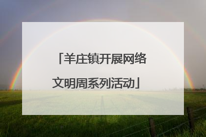羊庄镇开展网络文明周系列活动
