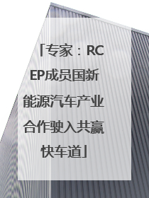 专家：RCEP成员国新能源汽车产业合作驶入共赢快车道