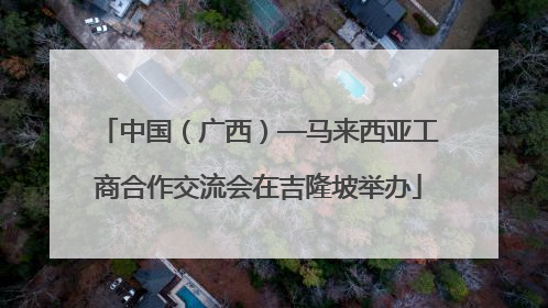 中国（广西）—马来西亚工商合作交流会在吉隆坡举办