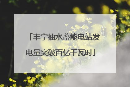 丰宁抽水蓄能电站发电量突破百亿千瓦时