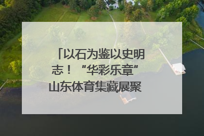 以石为鉴以史明志！“华彩乐章”山东体育集藏展聚焦“岱石丹心”