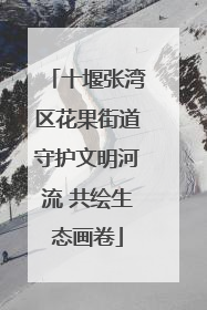 十堰张湾区花果街道守护文明河流 共绘生态画卷