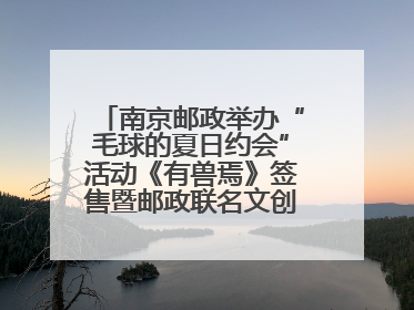 南京邮政举办“毛球的夏日约会”活动《有兽焉》签售暨邮政联名文创首发火爆
