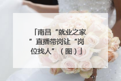 南昌“就业之家”直播带岗让“岗位找人”（图）