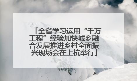 全省学习运用“千万工程”经验加快城乡融合发展推进乡村全面振兴现场会在上杭举行