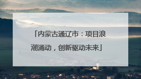 内蒙古通辽市：项目浪潮涌动，创新驱动未来