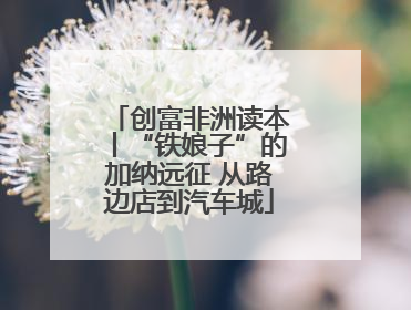 创富非洲读本丨“铁娘子”的加纳远征 从路边店到汽车城