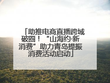 助推电商直播跨域破圈！“山海约·新消费”助力青岛提振消费活动启动