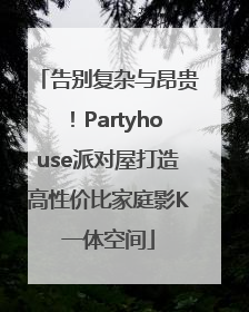 告别复杂与昂贵！Partyhouse派对屋打造高性价比家庭影K一体空间