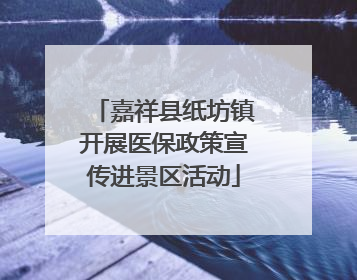 嘉祥县纸坊镇开展医保政策宣传进景区活动