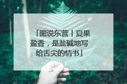 图说东营丨夏果盈香，是盐碱地写给舌尖的情书