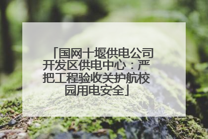 国网十堰供电公司开发区供电中心：严把工程验收关护航校园用电安全