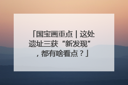 国宝画重点｜这处遗址三获“新发现”，都有啥看点？