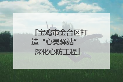 宝鸡市金台区打造“心灵驿站” 深化心防工程