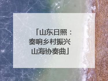 山东日照：奏响乡村振兴山海协奏曲