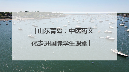 山东青岛：中医药文化走进国际学生课堂