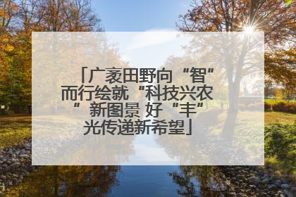 广袤田野向“智”而行绘就“科技兴农”新图景 好“丰”光传递新希望
