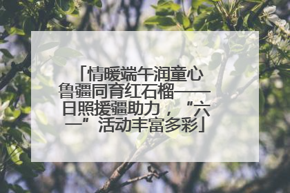 情暖端午润童心 鲁疆同育红石榴——日照援疆助力，“六一”活动丰富多彩