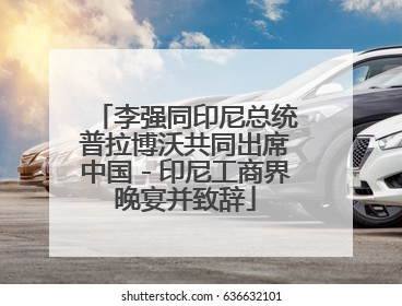 李强同印尼总统普拉博沃共同出席中国－印尼工商界晚宴并致辞