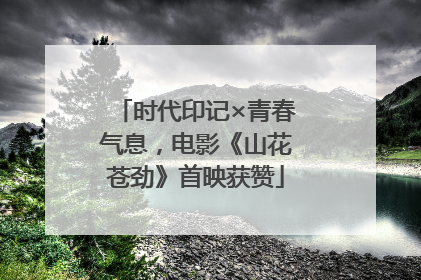 时代印记×青春气息，电影《山花苍劲》首映获赞
