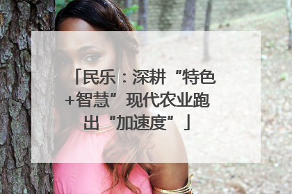 民乐：深耕“特色+智慧”现代农业跑出“加速度”