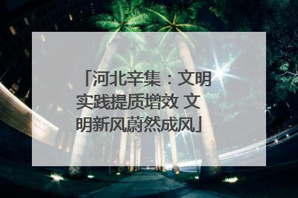 河北辛集：文明实践提质增效 文明新风蔚然成风