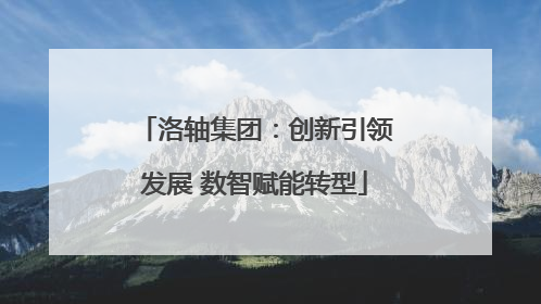 洛轴集团：创新引领发展 数智赋能转型