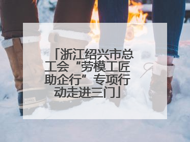 浙江绍兴市总工会“劳模工匠助企行”专项行动走进三门