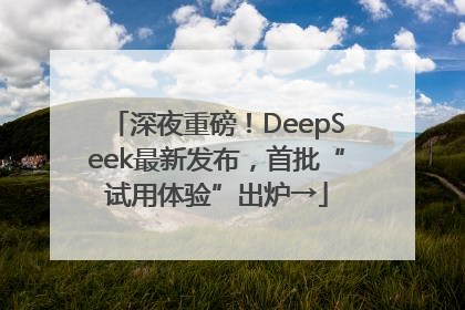 深夜重磅！DeepSeek最新发布，首批“试用体验”出炉→