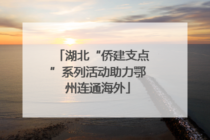 湖北“侨建支点”系列活动助力鄂州连通海外