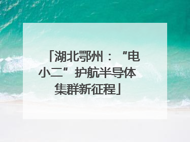 湖北鄂州：“电小二”护航半导体集群新征程