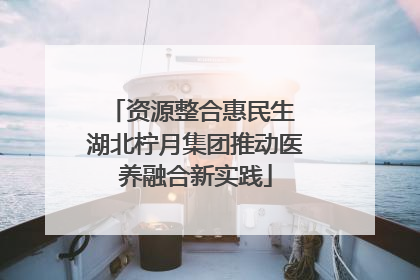 资源整合惠民生 湖北柠月集团推动医养融合新实践