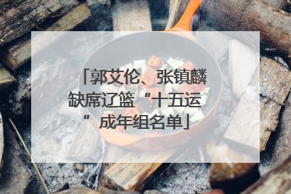 郭艾伦、张镇麟缺席辽篮“十五运”成年组名单