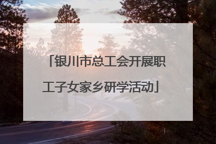 银川市总工会开展职工子女家乡研学活动