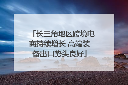长三角地区跨境电商持续增长 高端装备出口势头良好