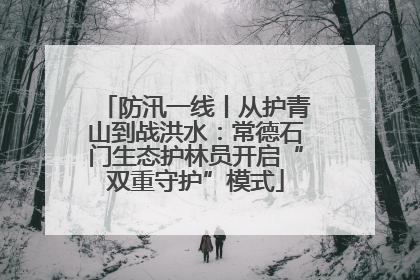 防汛一线丨从护青山到战洪水：常德石门生态护林员开启“双重守护”模式