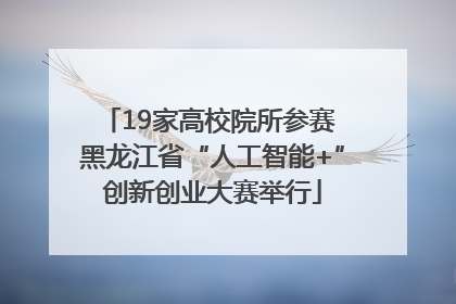 19家高校院所参赛 黑龙江省“人工智能+”创新创业大赛举行
