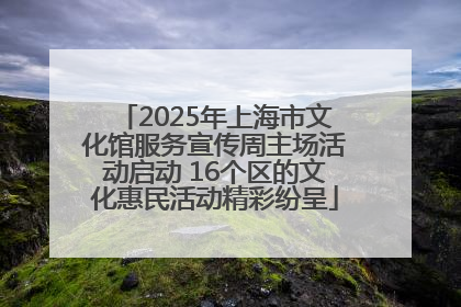 2025年上海市文化馆服务宣传周主场活动启动 16个区的文化惠民活动精彩纷呈