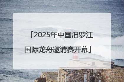 2025年中国汨罗江国际龙舟邀请赛开幕