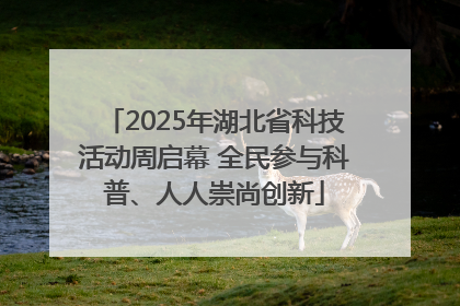 2025年湖北省科技活动周启幕 全民参与科普、人人崇尚创新