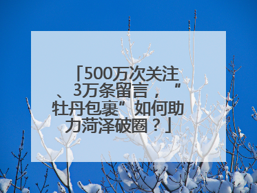 500万次关注、3万条留言，“牡丹包裹”如何助力菏泽破圈？
